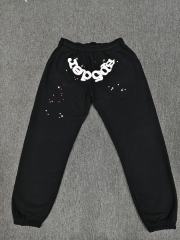 [ON SALE] Black White Chenille Multi-Color Star Jogger Sweat Pants