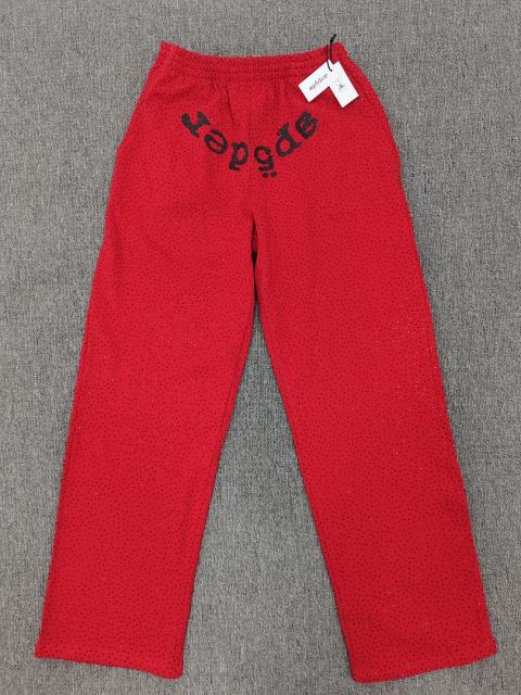 [ON SALE] Pink All Over VVS Rhinestone Straight Leg Sweat Pants