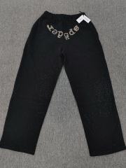 [ON SALE] Pink All Over VVS Rhinestone Straight Leg Sweat Pants