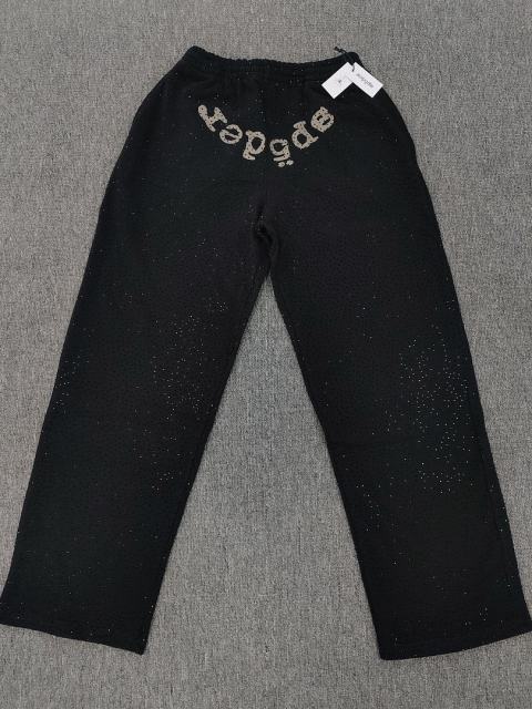 [ON SALE] Pink All Over VVS Rhinestone Straight Leg Sweat Pants
