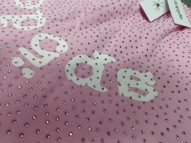 Pink All Over VVS Rhinestone Shorts