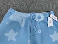[ON SALE]Light Blue Tonal Bubble Star Jogger Sweatpants