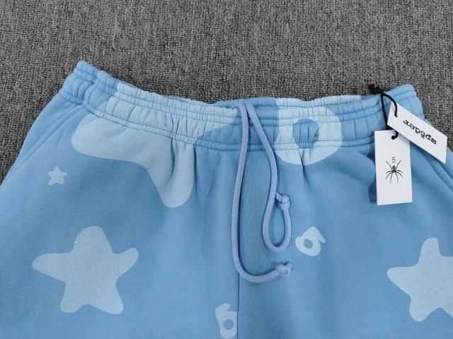 [ON SALE]Light Blue Tonal Bubble Star Jogger Sweatpants