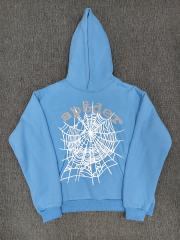[On Sale] Sp*der Light Blue White Spider Web Pullover Hoodie