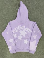 [On Sale] Sp*der Light Purple Tonal Bubble Star Hoodie