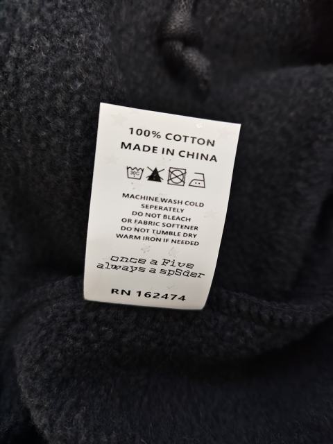 Black Tonal Grey Reversed Arch Sp5der Sweat Shorts