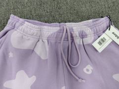 [ON SALE]Light Purple Tonal Bubble Star Jogger Sweatpants