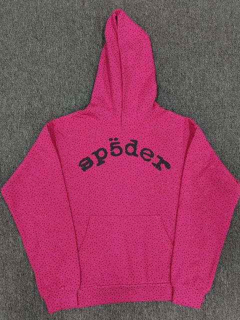 [On Sale] Sp*der All Over VVS Rhinestone Pullover Hoodie