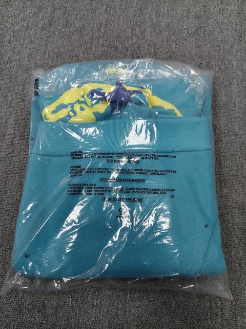 [On Sale] Sp*der Turquoise Multi Color Star Pullover Hoodie