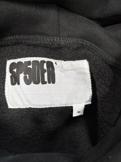 [On Sale] Sp*der Black White Outline Arch Sp5der Plain Pullover Hoodie