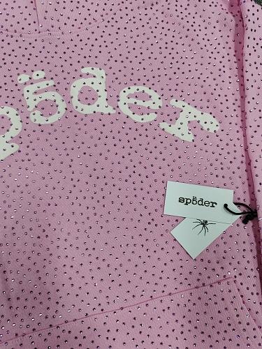 [On Sale] Sp*der All Over VVS Rhinestone Pullover Hoodie