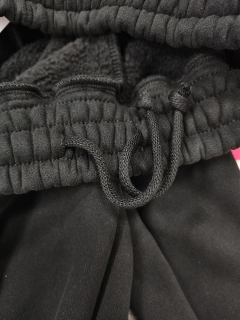 Black Pink Dot Outline Multi-Color Star Sweat Shorts
