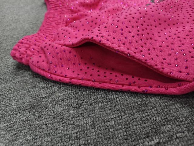 Pink All Over VVS Rhinestone Shorts