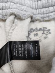 Heather Grey Pink Outline Star Raw Hem Sweat Shorts