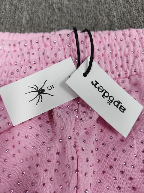 Pink All Over VVS Rhinestone Shorts