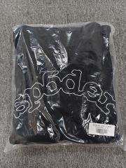 [On Sale] Sp*der Black White Outline Arch Sp5der Plain Pullover Hoodie