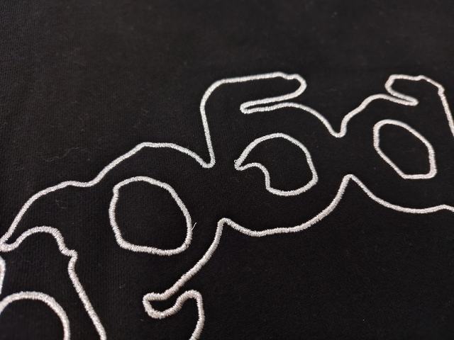 [On Sale] Sp*der Black White Outline Arch Sp5der Plain Pullover Hoodie