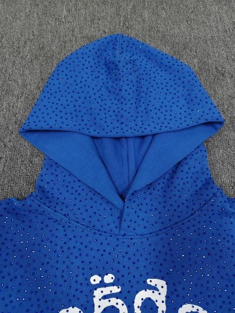 [On Sale] Sp*der All Over VVS Rhinestone Pullover Hoodie