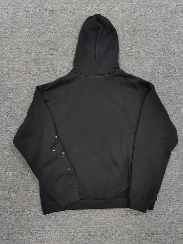 [On Sale] Sp*der Black White Chenille Multi-Color Star Spider Web Pullover Hoodie