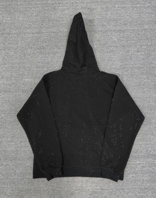 [On Sale] Sp*der All Over VVS Rhinestone Pullover Hoodie