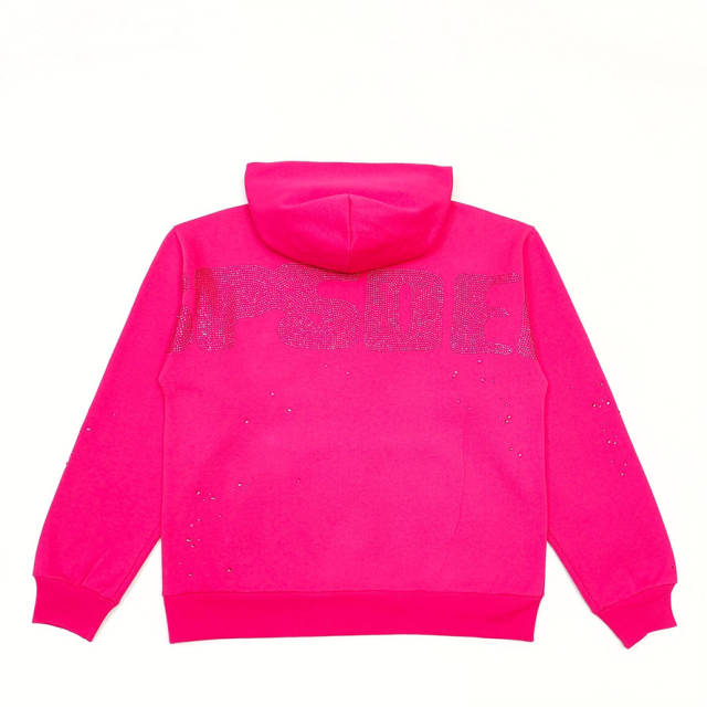 1:1 Quality Rhinestone Letter Logo Hoodie & Pants Set