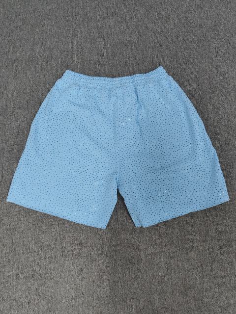 Blue All Over Mini Rhinestone Shorts