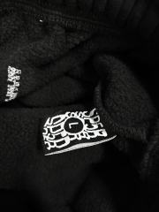[ON SALE] Black White Chenille Multi-Color Star Jogger Sweat Pants