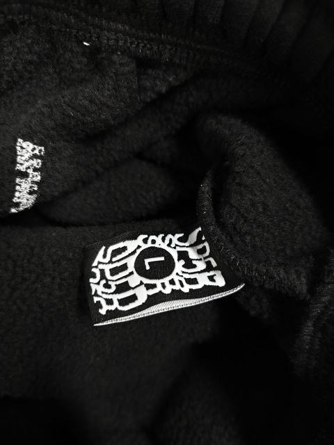 [ON SALE] Black White Chenille Multi-Color Star Jogger Sweat Pants