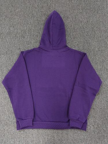 [On Sale] Sp*der Purple Black Rhinestone Spider Web Pullover Hoodie