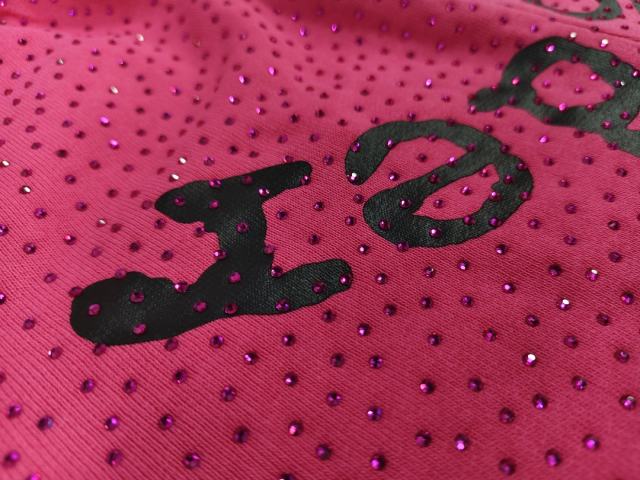 Pink All Over VVS Rhinestone Shorts