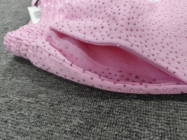 Pink All Over VVS Rhinestone Shorts