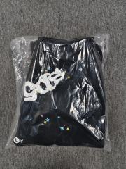 [ON SALE] Black White Chenille Multi-Color Star Jogger Sweat Pants