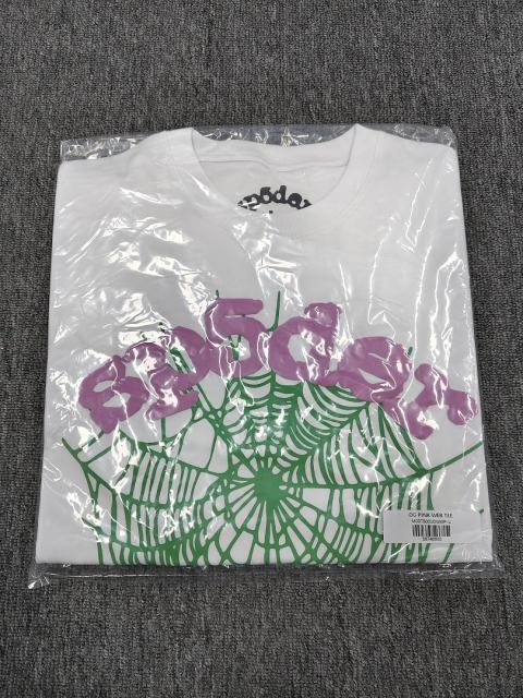 1:1 Top Quality White Pink Foam Green Web Tee
