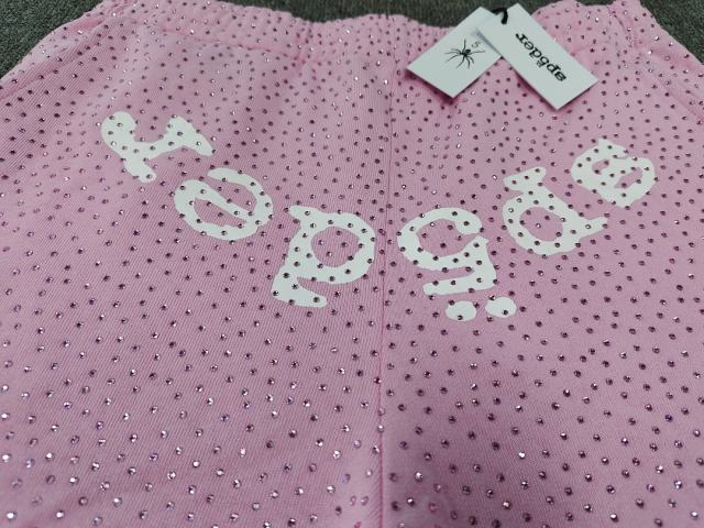 [ON SALE] Pink All Over VVS Rhinestone Straight Leg Sweat Pants