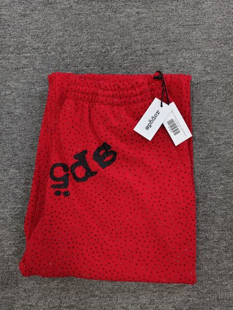 [ON SALE] Pink All Over VVS Rhinestone Straight Leg Sweat Pants