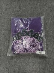 [On Sale] Sp*der Purple Black Rhinestone Spider Web Pullover Hoodie