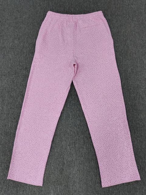 [ON SALE] Pink All Over VVS Rhinestone Straight Leg Sweat Pants