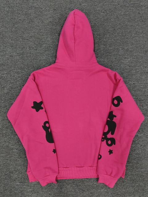 [On Sale] Sp*der Pink Black Bubble Star Pullover Hoodie