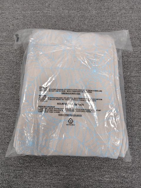[ON SALE] All Over Light Blue Spider Web Jogger Sweat Pants
