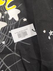[On Sale] Sp*der Black Yellow Jeffery White Star Spider Web Pullover Hoodie