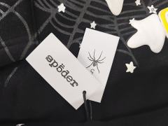 [On Sale] Sp*der Black Yellow Jeffery White Star Spider Web Pullover Hoodie