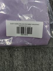[ON SALE]Light Purple Tonal Bubble Star Jogger Sweatpants