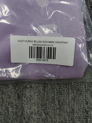 [ON SALE]Light Purple Tonal Bubble Star Jogger Sweatpants