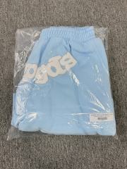 Light White Chenille Reversed Arch Sweat Shorts