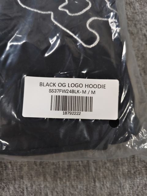 [On Sale] Sp*der Black White Outline Arch Sp5der Plain Pullover Hoodie