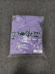 [On Sale] Sp*der Lavender Purple Rhinestone Multi-Color Star Spider Web Pullover Hoodie