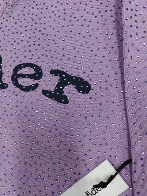[On Sale] Sp*der All Over VVS Rhinestone Pullover Hoodie