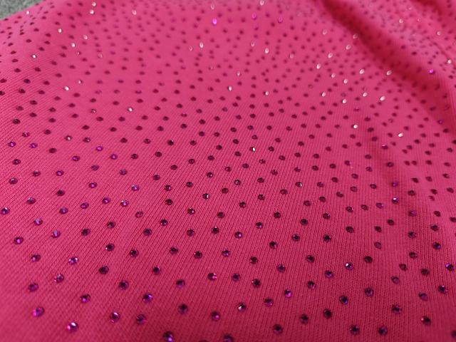 Pink All Over VVS Rhinestone Shorts