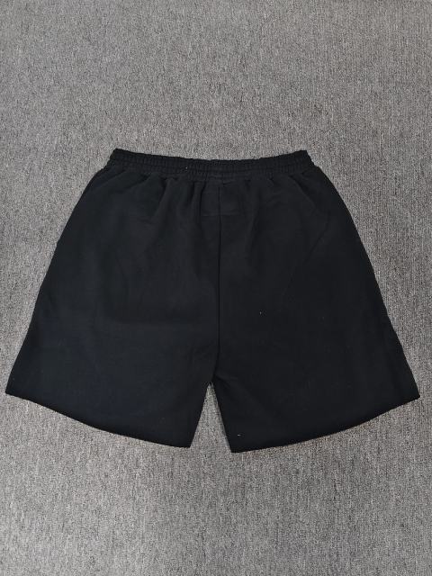 Black Tonal Grey Reversed Arch Sp5der Sweat Shorts