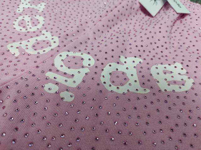 Pink All Over VVS Rhinestone Shorts
